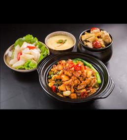 辣子鸡煲仔饭